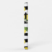 Lemon Lemons Yellow Black Stripes Case-Mate iPhone Case (Achterkant/rechts)