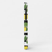 Lemon Lemons Yellow Black Stripes Case-Mate iPhone Case (Achterkant/links)