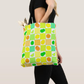 Lemon, Lime and Orange Citrus Fruit Slices Pattern Tote Bag (Dichtbij)