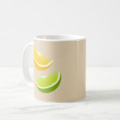 Lemon & Lime Citrus Coffee Mug Gift Koffiemok (Voorkant links)