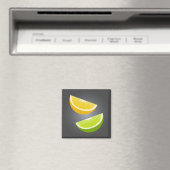 Lemon & Lime Citrus Slice Koelkastmagneet Magneet (Insitu (Vaatwasser))