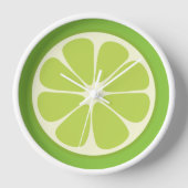 Lemon Lime Green Juicy Citrus Fruit Slice Kitchen (Voorkant)