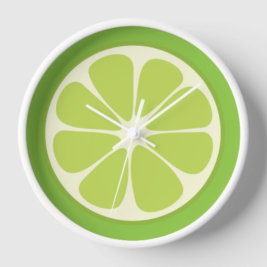 Lemon Lime Green Juicy Citrus Fruit Slice Kitchen (Voorkant)