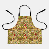 Lemon & Lime Twitter pattern apron Schort (Voorkant)