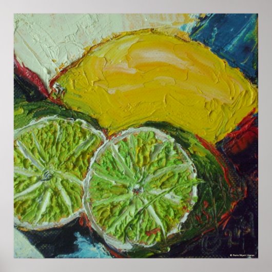 Lemon Limes Fine Art Poster (Voorkant)