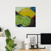 Lemon Limes Fine Art Poster (Thuiskantoor)