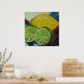 Lemon Limes Fine Art Poster (Keuken)
