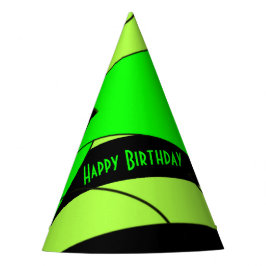 Lemon Limoen Abstract Oerwoud Birthday Feesthoedjes