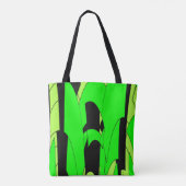 Lemon Limoen Abstracte kunst Tote Bag (Achterkant)