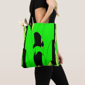 Lemon Limoen Abstracte kunst Tote Bag (Dichtbij)