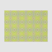 Lemon Limoen Alternative Diamond Pattern Tissuepapier (Voorkant)