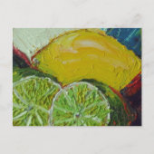 Lemon Limoen Briefkaart (Voorkant)