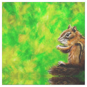 Lemon Limoen Chipmunk Stof (Close Up)