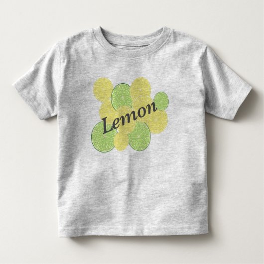 Lemon & Limoen Citrus Duo – Fresh Summer Fruit Des Kinder Shirts (Voorkant)