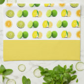 Lemon, Limoen en Oranje keuken keukenhanddoeken (Gevouwen)