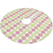 Lemon Limoen Grapefruit Sinaasappel Citrus Fruit K Kerstboom Rok (Gekanteld)