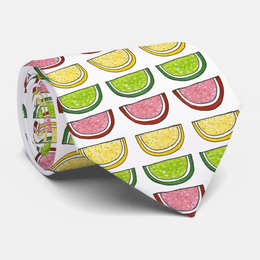 Lemon Limoen Gummy Fruit Slice Passover Jelly Snoe Stropdas (Opgerold)