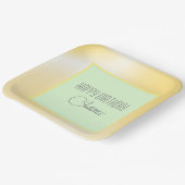 Lemon Limoen "Happy Birthday" Bord papier (Gebogen)