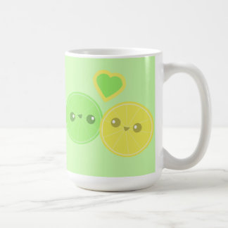 Lemon Limoen Heart Kawaii mok
