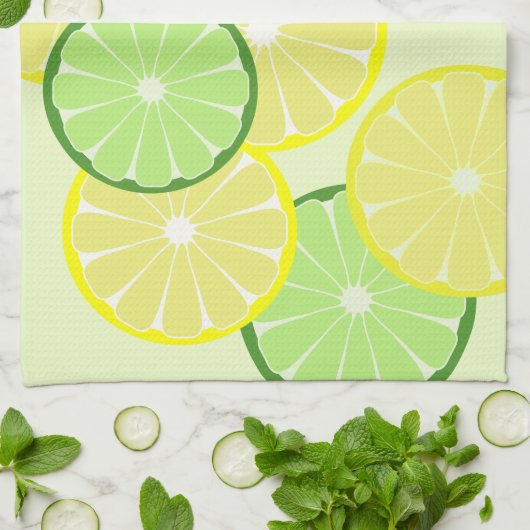 Lemon Limoen Kitchen Towel Gift Theedoek (Gevouwen)