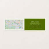 Lemon, Limoen & Kiwi, Juice Bar, Gedetailleerd Visitekaartje (Binnenkant ongevouwen)