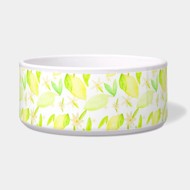 Lemon Limoen Lovely Pet Bowl Voerbakje (Voorkant)