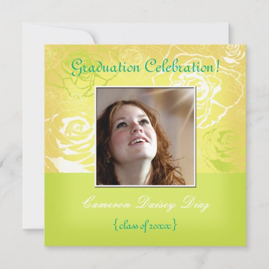 Lemon limoen Rozen Kaart (Voorkant)