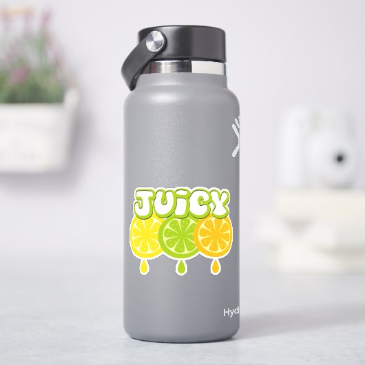 Lemon Limoen Sinaasappel VruchtvinylSticker Sticker (HydroFlask)