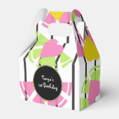 Lemon Limoen snijden hartenstrepen stevigheidspatr Bedankdoosjes (Voorkant Zijde)