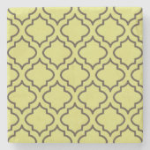 Lemon Limoen Stone Onderzetter (Voorkant)