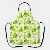 Lemon Limoen Trendy Modern Fun Schort (Voorkant)