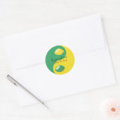 Lemon-Limoen Yin-Yang Stickers (Envelop)