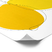 Lemon Line Art Poster (Hoek)