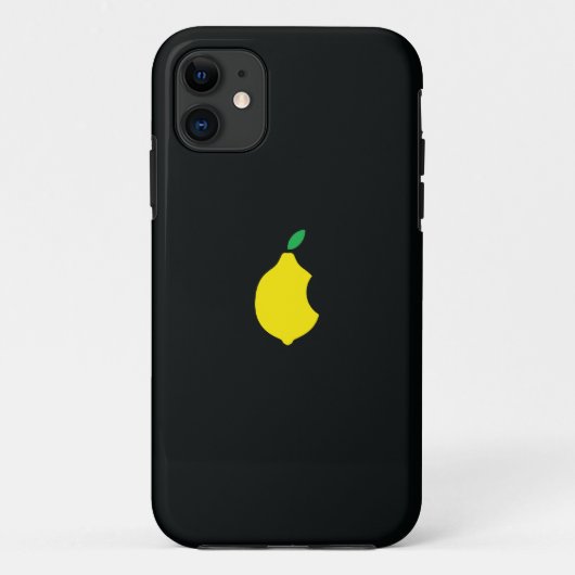 Lemon logo Custom iPhone 5 Hoesje (Achterkant)