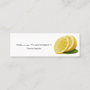 Lemon Logo Mini Visitekaartje