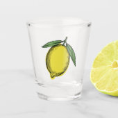 Lemon lovers-uitnodiging shot glas (Voorkant)