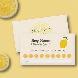 Lemon Loyalty Kaart Visitekaartje