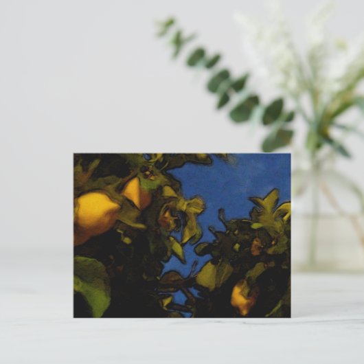 Lemon luck briefkaart (Staand voorkant)