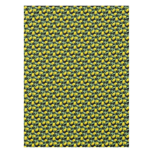 Lemon Lush Small Print Tafelkleed (Voorkant)