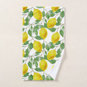 Lemon Lush White Bad Handdoek (Handdoek)
