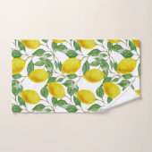Lemon Lush White Bad Handdoek (Handdoek)
