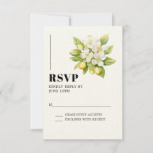 Lemon & Magnolia Bloemen Citrus Huwelijk