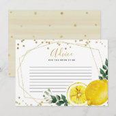 Lemon Main Squeeze Advice Card Advieskaart (Voorkant / Achterkant)