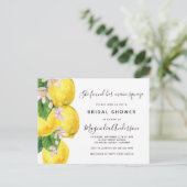 Lemon Main Squeeze Bridal Shower Briefkaart (Staand voorkant)