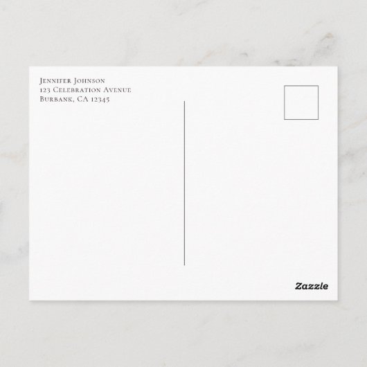 Lemon Main Squeeze Bridal Shower Briefkaart (Achterkant)