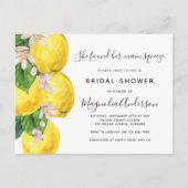 Lemon Main Squeeze Bridal Shower Briefkaart (Voorkant)