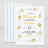 Lemon main squeeze Bridal shower invitation Kaart (Voorkant / Achterkant)