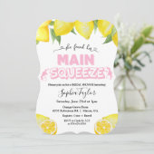 Lemon Main Squeeze Bridal Shower Kaart (Staand voorkant)