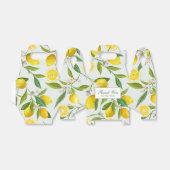 Lemon Main Squeeze Bruiloft Feest Favor Doos Bedankdoosjes (Uitgevouwen)