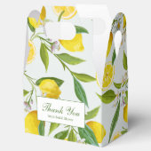 Lemon Main Squeeze Bruiloft Feest Favor Doos Bedankdoosjes (Geopend)